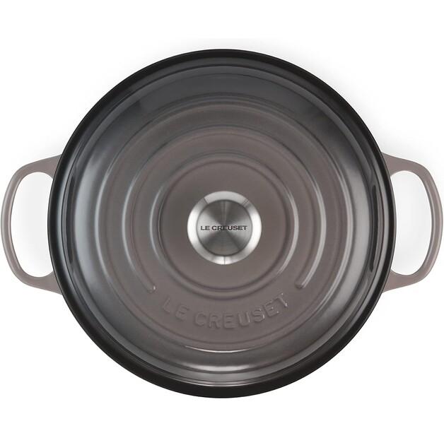 Сковорода Le Creuset, чугунная, круглая, 26 см, 2,2 л, кремень (21180264442430)