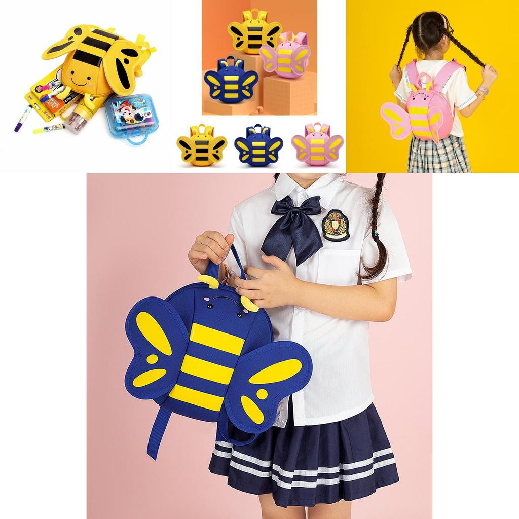 Toddler Childrens Animal Pattern Backpack With Lightweight Straps For Preschool