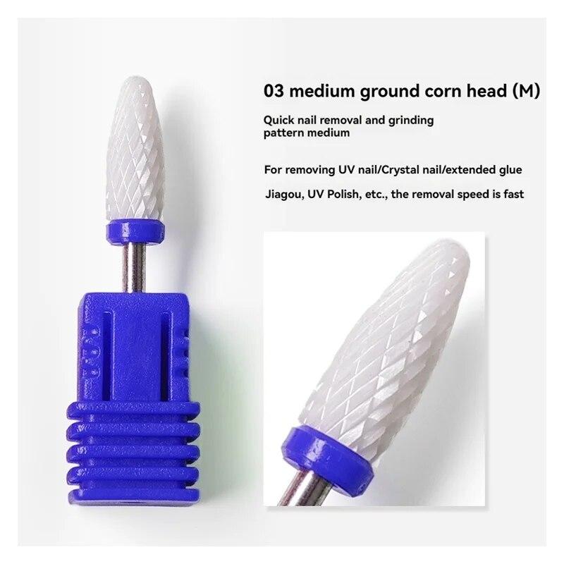 Nail Sanding Head Convenient Mini Fine Shuttle Special Nail Sanding Head Tools Polishing Dead Skin Advanced Sanding Machine