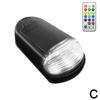 1pc Colorful Remote Control Car Motorcycle Decorative Solar Roof Lights 3led Auto Roof Lights Pickup Lights Warning Supplie E1i5