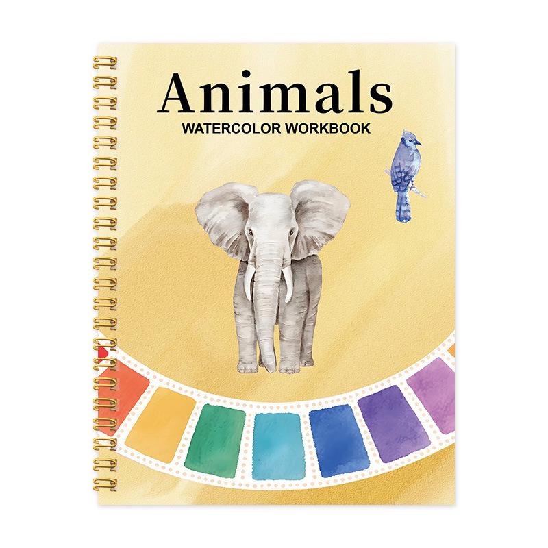 Hot New Flower Watercolor Book: Fun and Colorful Adult Coloring Book for Beginners
