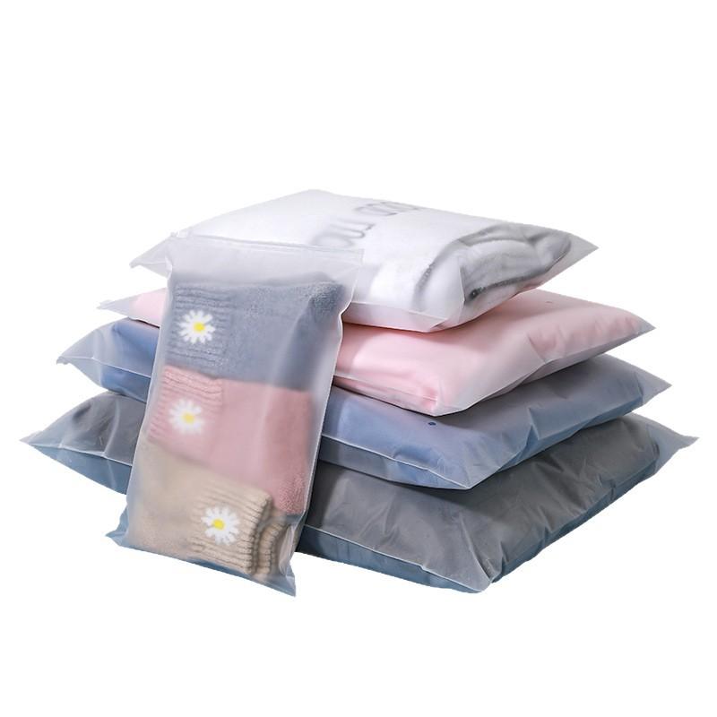 Clothing Storage Bag With Frosted Zipper And Self Sealing Bag One Size белый