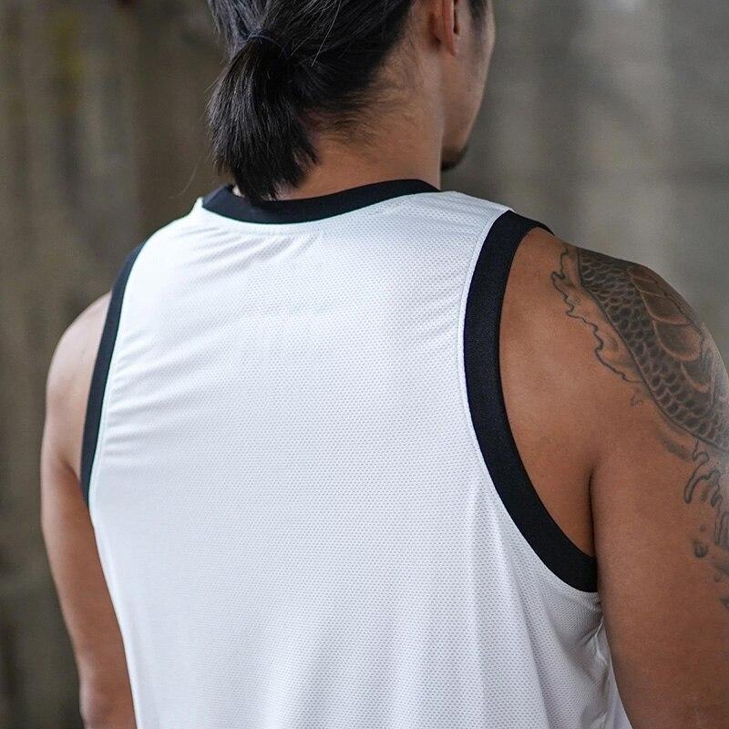 Muscleguys Handsome Youth Sports Comfortable Vests Summer Men’s Breathable Bodybuilding Tank Tops Pop Street Wear