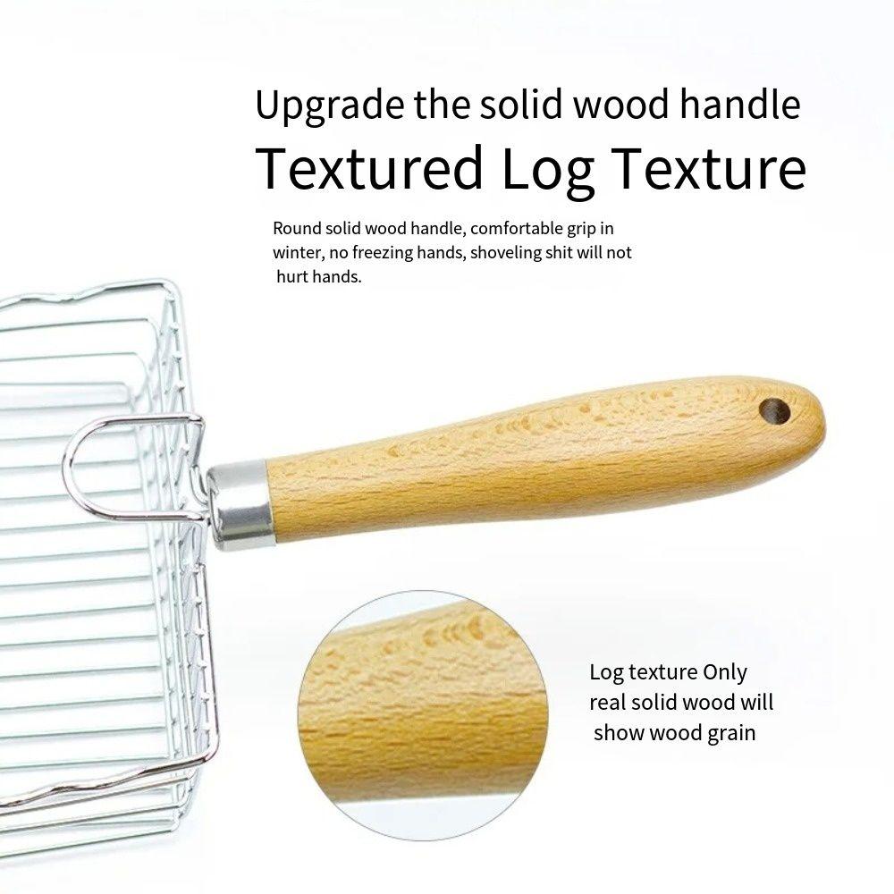 Easy Clean Cat Litter Shovel Metal Scoop Pet Feces Cleaner Kitten Sanding Shovel Poop Lifter