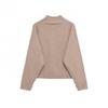  European and American style, new women's fashion, versatile, cross-border export soft stand-collar knitwear