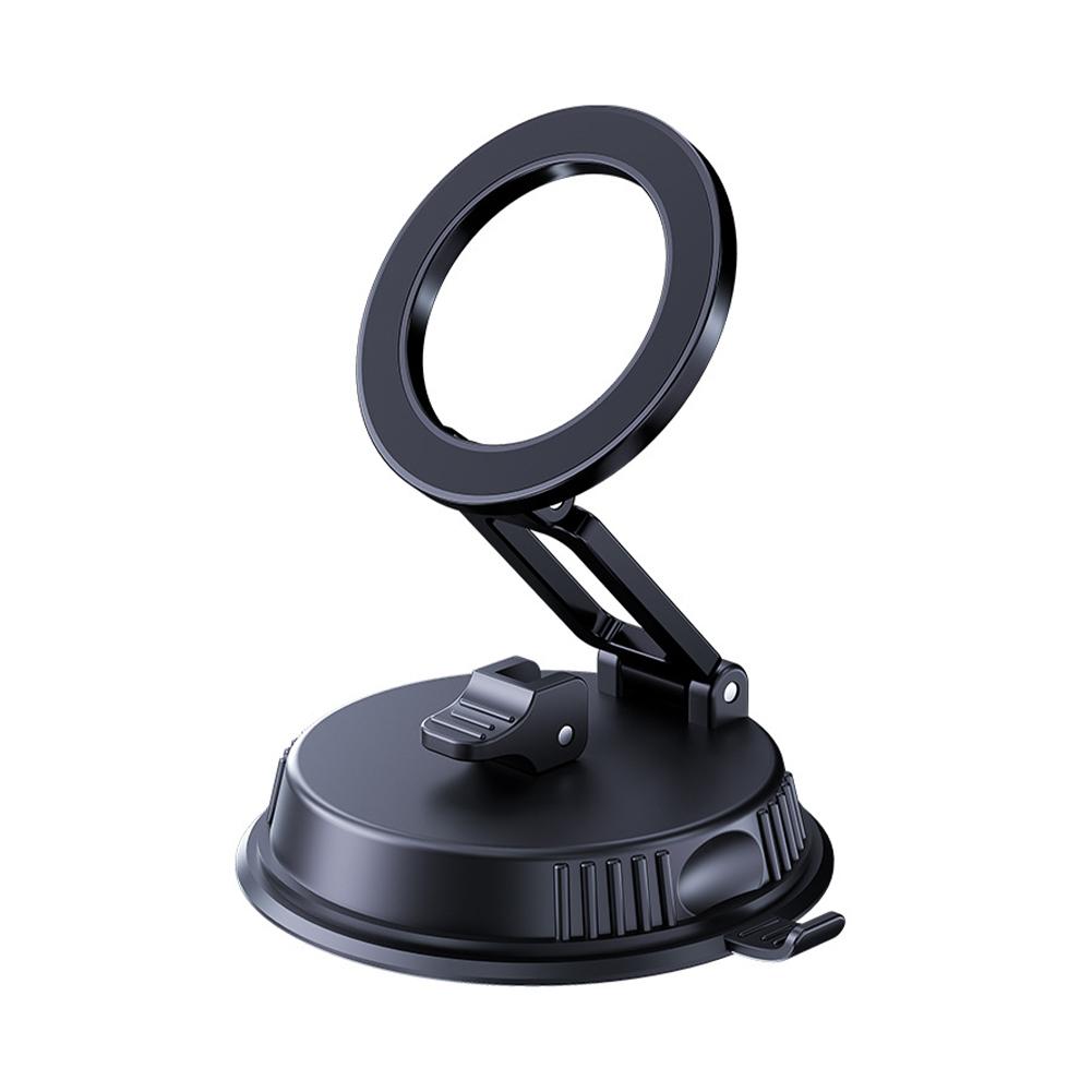 

Vacuum Suction Cup Magnetic Holder 360° Rotation Universal Folding Cellphone Holder With Silicone Sucker For iPhone Samsung