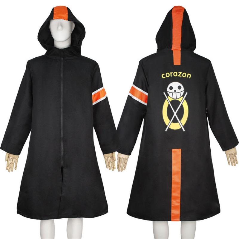 Anime ONE PIECE COS clothing Anime Trafalgaro second generation third generation black robe cape cape clothing