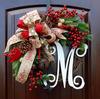 Fresh Christmas Wreath for Window and Door Display Decorations