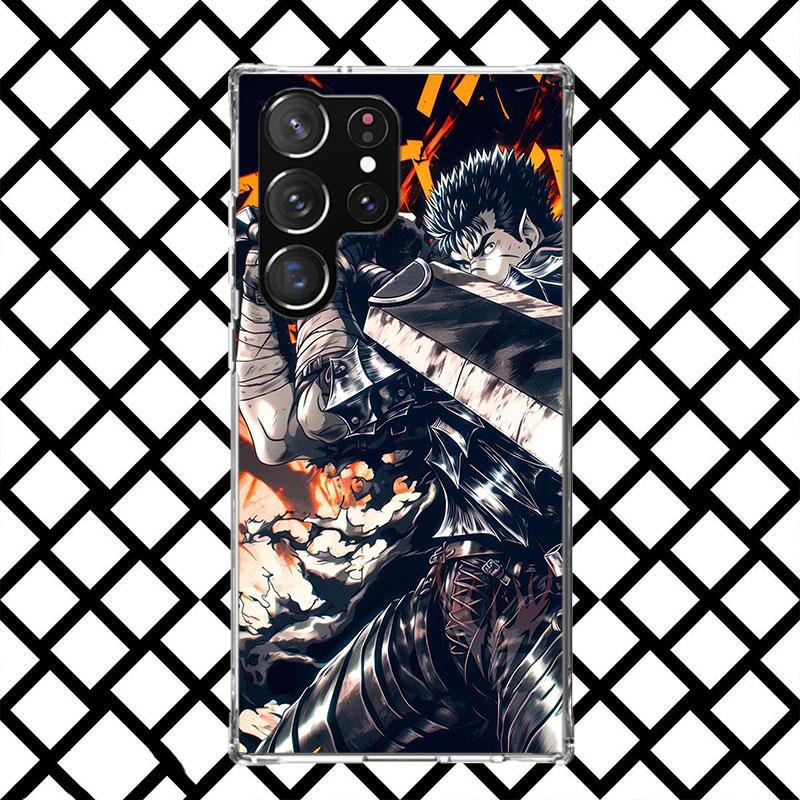 G-Guts B-Berserks Anime Phone Case for Samsung Galaxy S26 S25 Edge S24 S23 Ultra S22 Plus S21 FE S20 + Soft Cover Print Fundas G