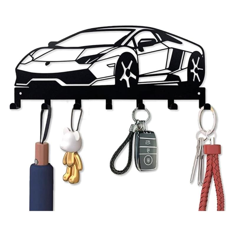 Metal Keychain Wall Hanger with Various Color Option Key Holder Small Key Organizers for personalizes  Home Decoration