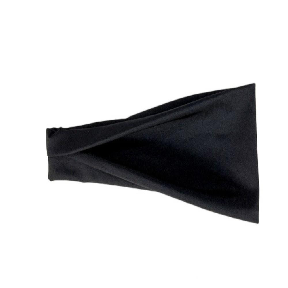 Stretch Fabric Yoga Headband Sweat Absorbent Head Wrap New Workout Headband  Workout Accessories