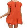 Casual Loose Top Women T-shirt Summer Round Neck Short Sleeve