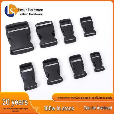 אבזם פלסטיק מתכוונן לתרמילים ותיקי מותן (1-5 ס"מ)