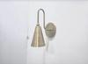 Handcrafted Raw Brass Wall Sconce Flush Mount Lamp Lobby Light