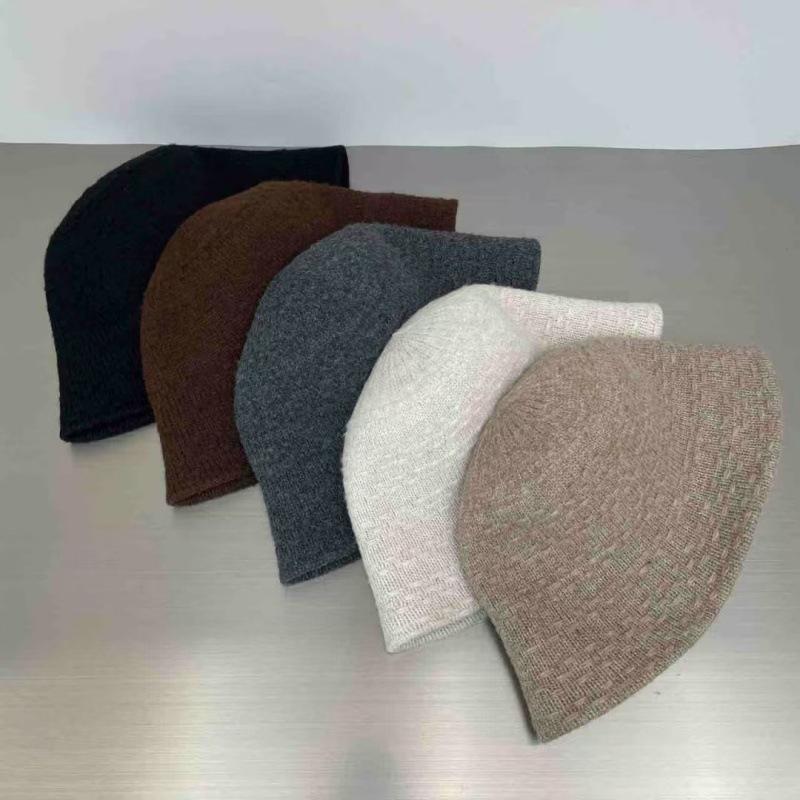 Wool Fisherman Hat for Women In Autumn and Winter High End Face Showing Small Solid Color Bucket Hat  Fashionable and Versatile Warm Basin Hat
