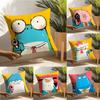 Cute Animal Gang Cool Pillow Case Home Living Room Decoration Linen Pillow Cases Cushion Cover