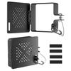 Pack Of 2 Aluminum Trailer Bumper End Covers Featuring Anti Corrosion Design And Ventilation Holes For Camping Trailers