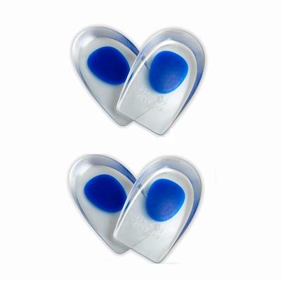 Wonder Care 2 Pair Gel Heel Cushion for Pain Relief - Women and Men | Silicone Pad | Plantar Fascitis Inserts, Spur Pads | Achillies Support | Cush
