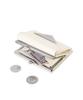 Fennec Crinkle Triangle Frame Wallet - Vanilla