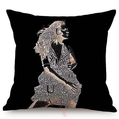 Surreal Abstract Woman Vintage Poster Throw Pillow Case Lady Portrait Sofa Chair Decoration Square Cushion Cover