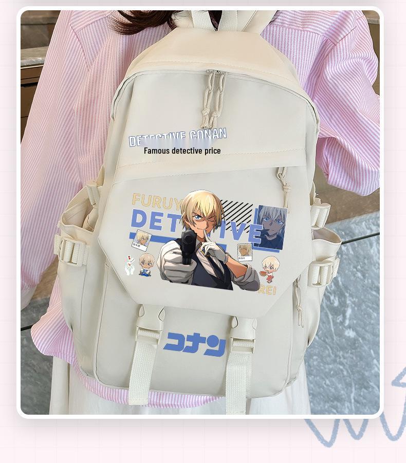 Detective Conan x Kaito Kid Large Capacity Backpack for Students