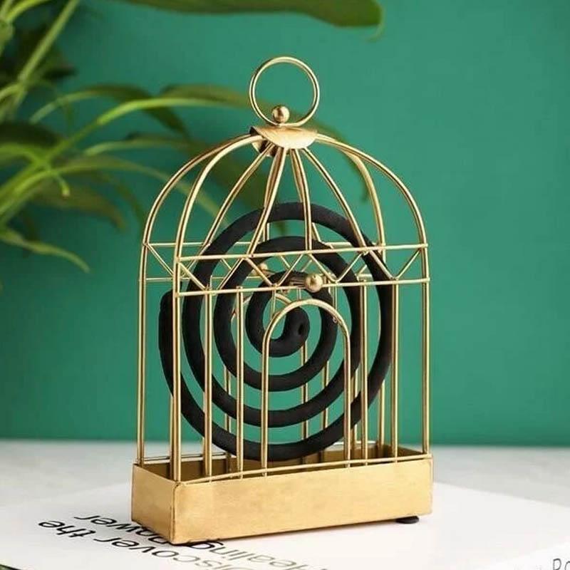 Kell Vintage Decoration Rack Mosquito Repellent Coil Holder Metal Stand Ornament