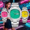 Luxury Watches For Woman Yellow Green Ladies Quartz Watch Waterproof Date Stainless Steel Women Wristwatches Reloj+box