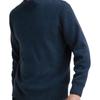 UNIQLO Solid Color Mock Neck Loose Fit Long Sleeve Knit Sweater Men sweater 460946-67
