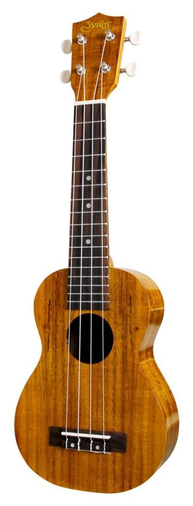 S.Yairi Yairi Soprano Ukulele, Koa Wood, Geared Tuners, YU-S-01K (Gig Bag Included)