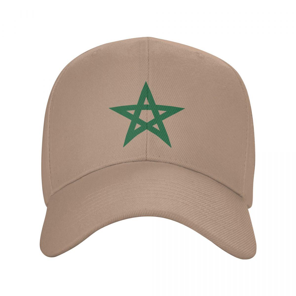 Kiki Cap Marokko Vlag Baseball Cap UnisexAdult Marokkaanse Trotse Patriottische Verstelbare Papa Hoed voor Unisex Vrouwen Outdoor Zonnehoeden Adjustable Cap