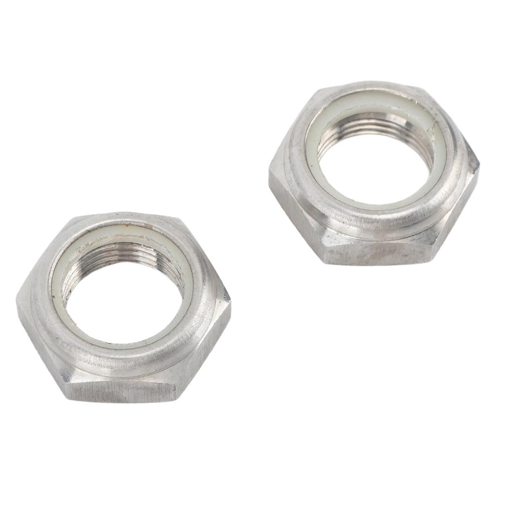 2PCS Outboard Self Locking Nut Motor Pinion Nut 90185 22043 for Outboard Motor 2 4T 9.9‑250HP for Parsun for Hidea