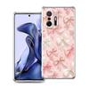 Transparent Phone Case for Xiaomi Mi 14 13 12 11 Ultra 13T 12T 11T Poco X3 NFC F3 F6 Pro Lite 5G Soft TPU Pink Heart Bow Pattern