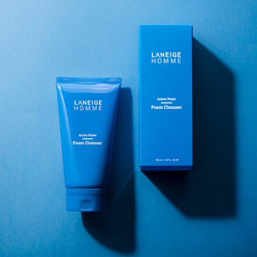 LANEIGE Homme Active Water Foam Cleanser 150mL