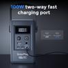 SolarPlay 100W Tragbare Powerbank 96,2Wh 26000mAh, 5-Port Schnellladestation, Fluglinienzugelassener Mini-Solargenerator