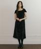 Lingseoul [Select Length] Corduroy Dress-Black (Long)