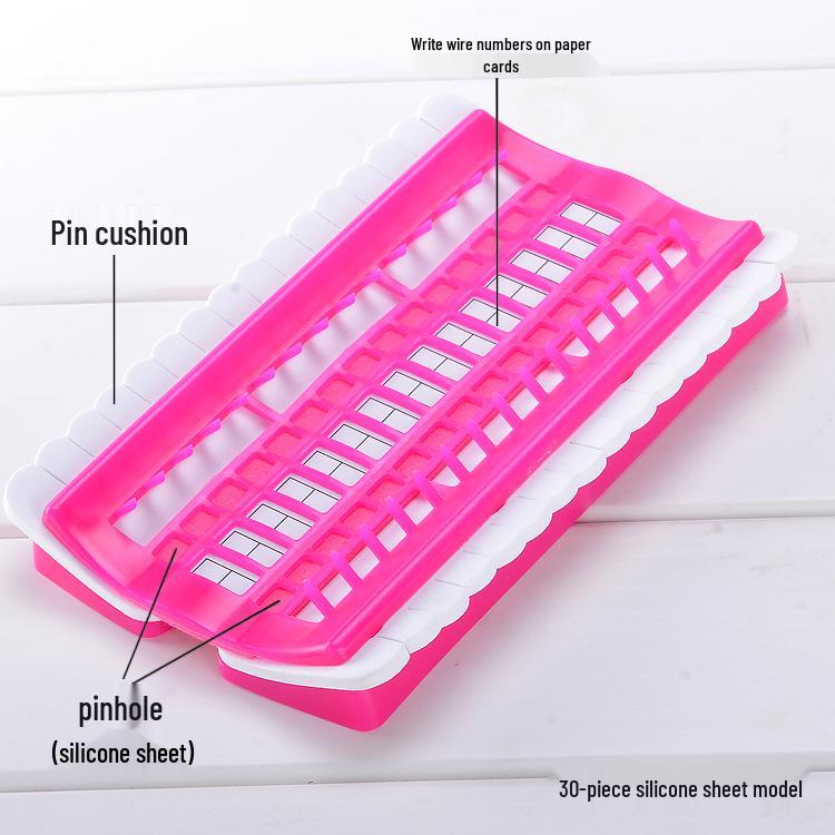 Patent Cross Stitch Thread Organizer with 30 Holes, 50 Slots & Needle Threader – Suzhou Embroidery Tool Set.