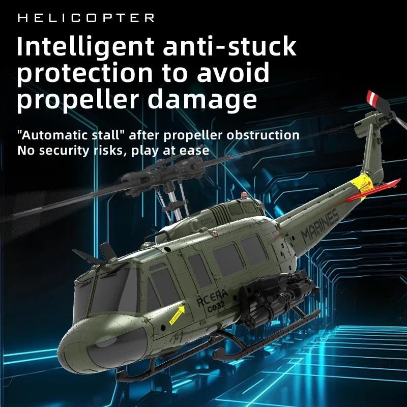 Non-Toxic Jjrc C032 Remote Control Aircraft 1/48 6Ch Analog Aileron Reverse Aerobatic Helicopter Electric 2.4G Remote Controll Plane Toys