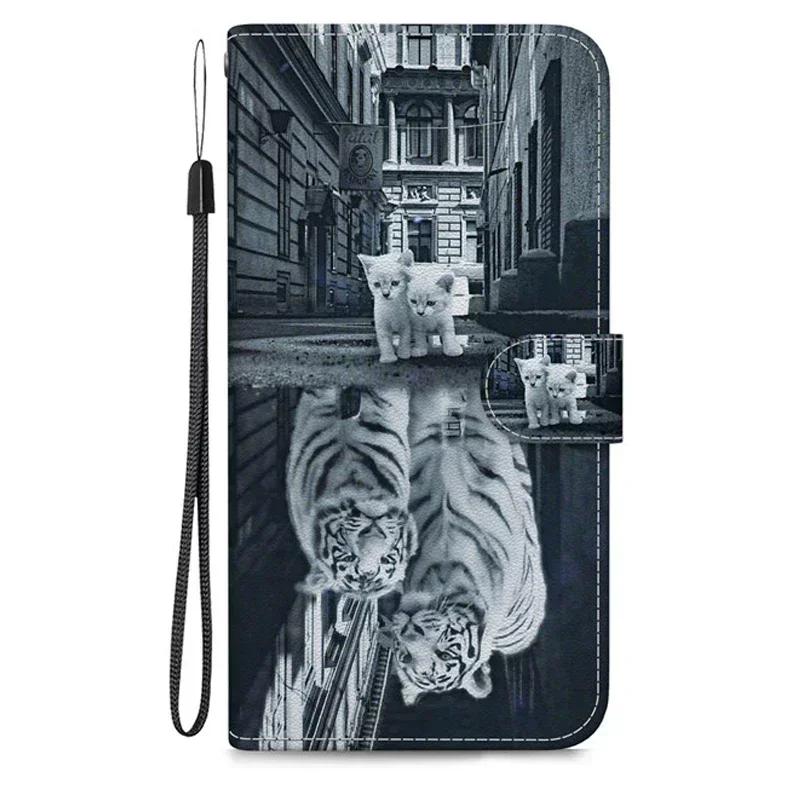Custodia su Per Xiaomi Redmi A3 Note 13 Pro 13C 4G 13R Note13 Pro+ Plus 5G RedmiA3 Pelle Flip Supporto Copertura Telefono Carina Fiore Capa