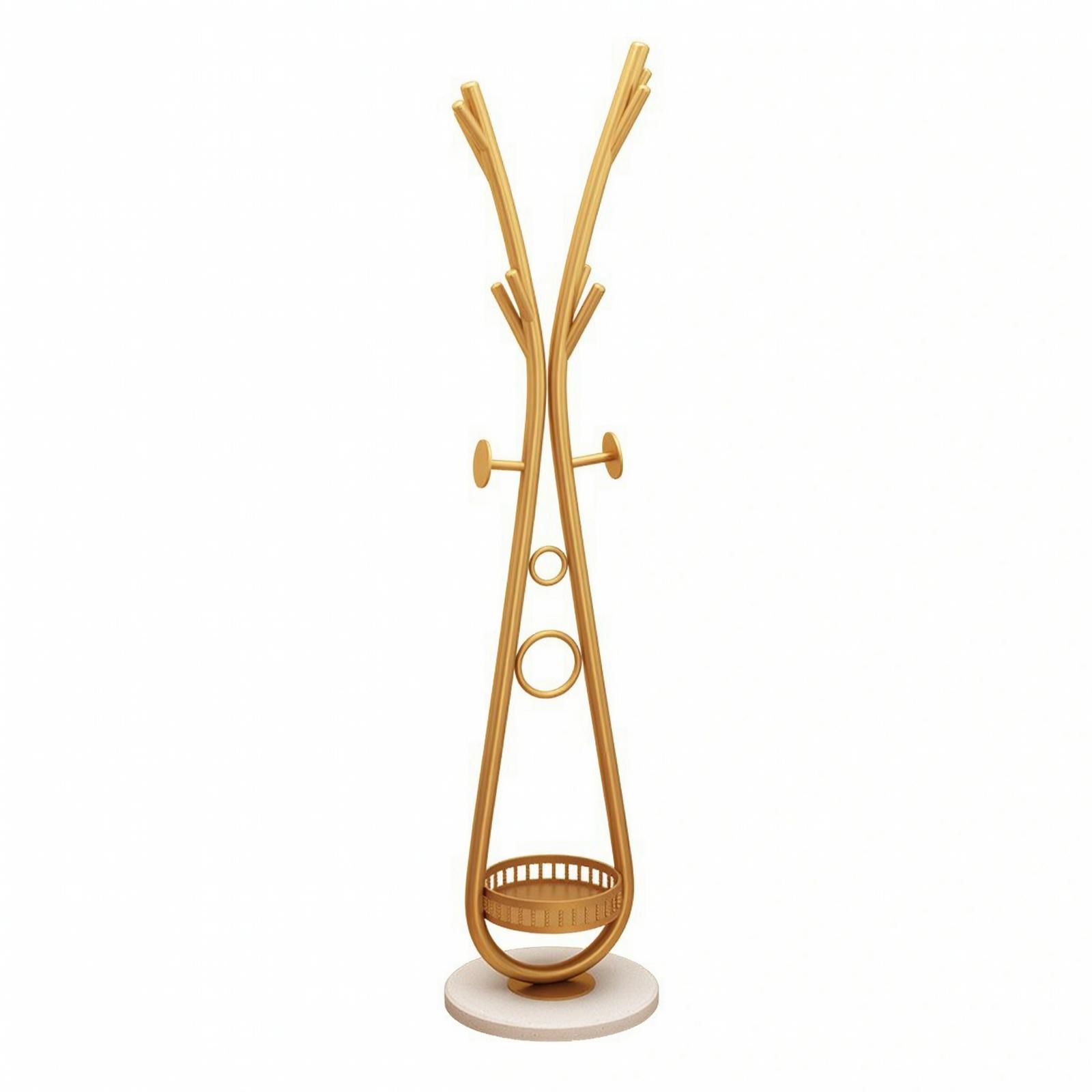 Standing Coat Hanger with Marble Base