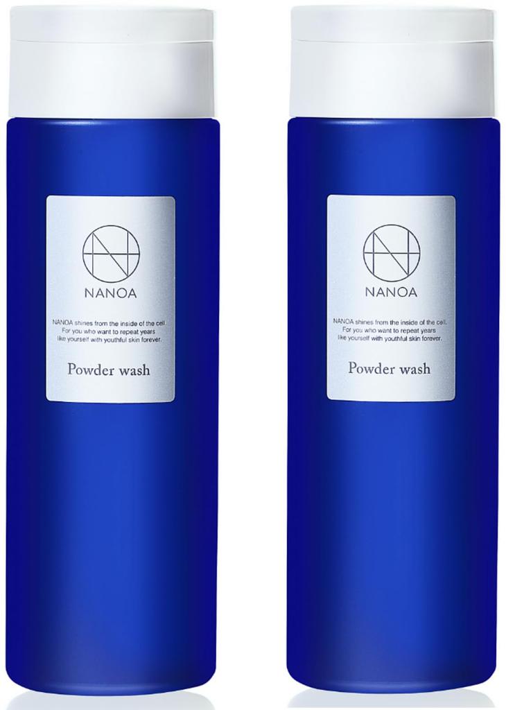 NANOA Enzyme Facial Cleansing Foaming Face Wash for and Strawberry Vitamin C Made In Set of 2 Dermatologist-Recommended Powder, Pores, Blackheads,