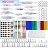 358pcs/set Luya Bait Diy Set Handmade Fake Bait Biomimetic Bait Set Fishing Set