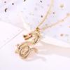 Chinese Dragon Pendant Necklace Fashion Design Long Sweater Necklaces Women Gifts Jewelry GZW