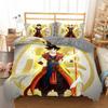 2D Print Anime Dragon Ball Super Saiyan Son Goku Duvet Cover Bedding Set Double Twin For Kids Bedclothes Quilt Cover Gi