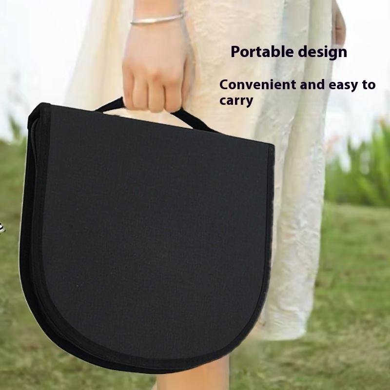 Outdoor Cookware Bag Camping Cutlery Storage Bag Portable Travel BBQ Utensil Organizer Storage Pouch For Fork Plates Spoons