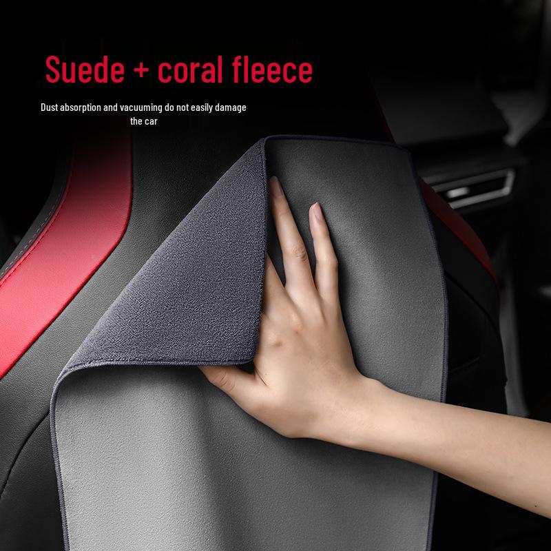 Thickened Suede Car Wash & Cleaning Towel - Large, Absorbent, Multifunctional Coral Fleece Rag