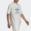 adidas Originals Bristol T Shirts Men's White Crew Neck Moderate Straight Fit (Unisex) T-Shirts DY3254