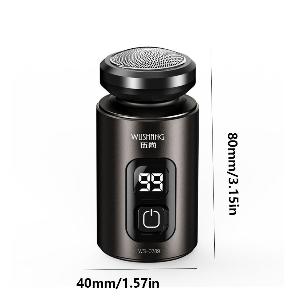 LED Digital Men's Electric Shaver TYPE-C Rechargeable Shaving Shaver Portable Beard Trimmer Home