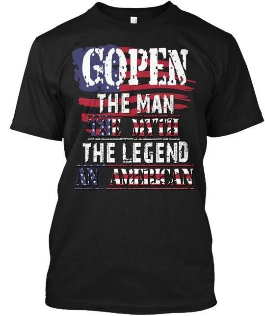 

Gopen-man-myth-legend-american T shirt Made in the USA Size S to 5XL 2XL