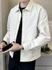 Men's Trendy Slim-Fit Flight Jacket - Teen Casual Spring/Autumn Versatile Top