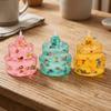 Creative Stress Relief Pinch TPR Christmas Squishy Toy Santa Claus Cake Squeeze Toy  Christmas